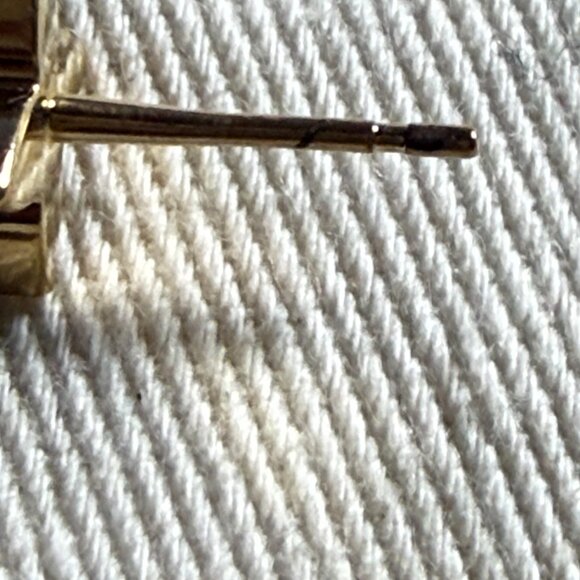 $395 Authentic LOUIS VUITTON Made in ITALY Unisex Gold Plated 1 Earring M75446 - Picture 6 of 10